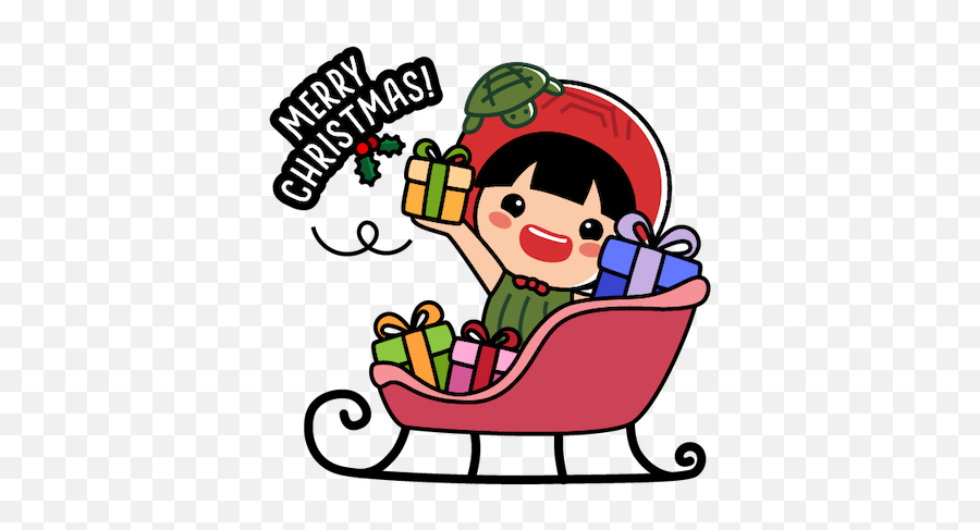 Ang Ku Kueh Girl - Christmas By Ang Ku Kueh Girl Pte Ltd Emoji,Sledding Emoji