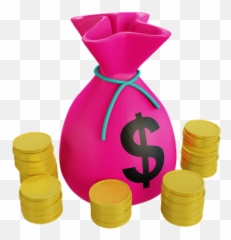 Premium Money Bag 3d Illustration Download In Png Obj Or Emoji,Dollar Bag Emoji