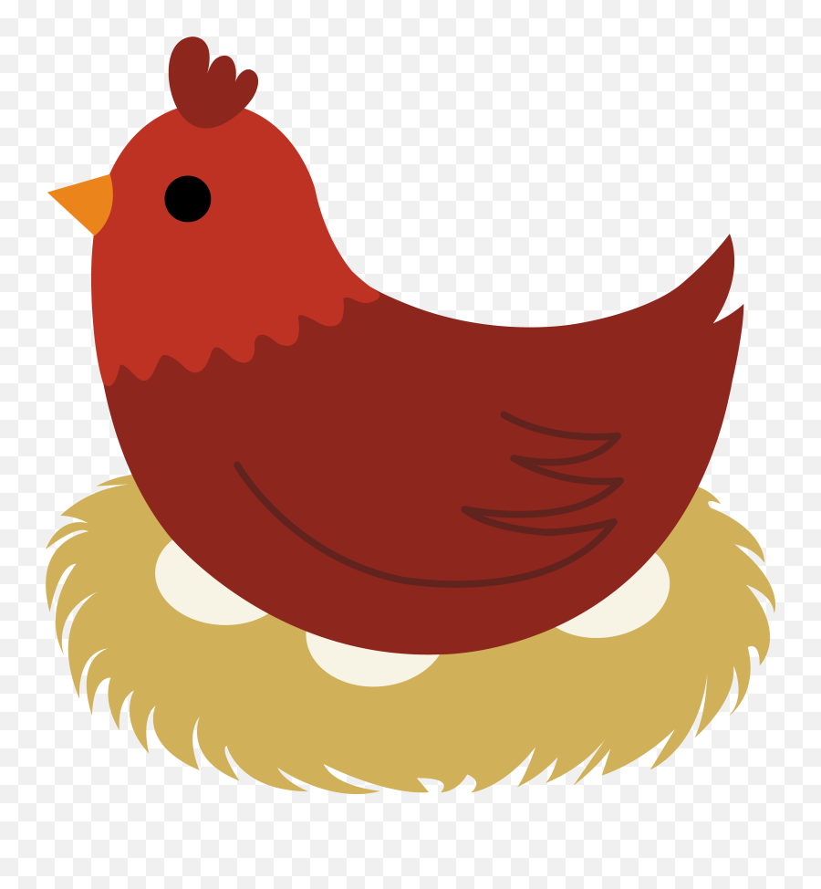 Cartoon Chicken And Hen - Clip Art Library Emoji,Chicken Yahoo Emoji