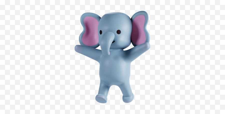 Premium Elephant Holding White Paper 3d Illustration Emoji,Elepahnt Emoji