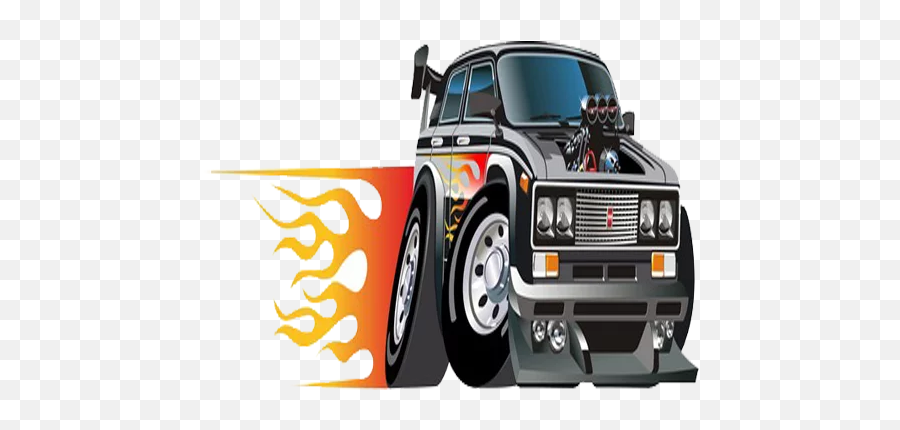 Telegram Sticker From Collection Emoji,Hotrod Emoji