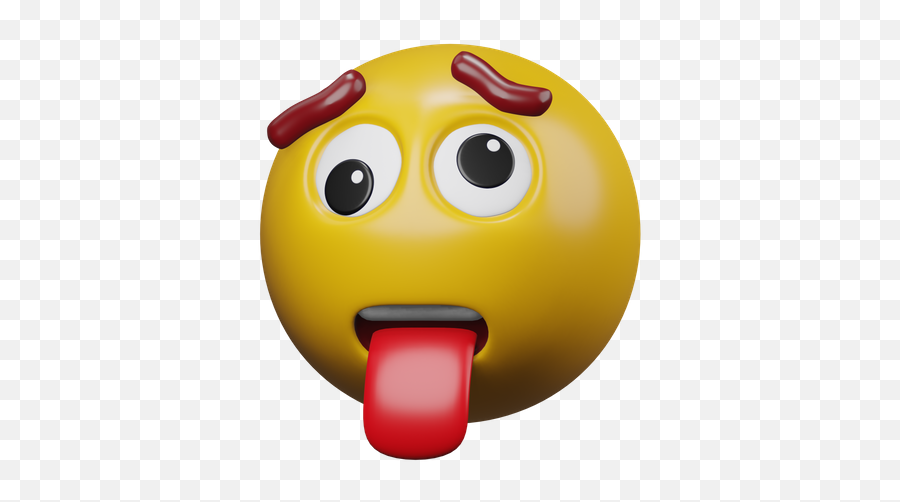 Emoticon Face 3d Illustrations Designs Images Vectors Hd Emoji,Sticking Tounge Out Emoji