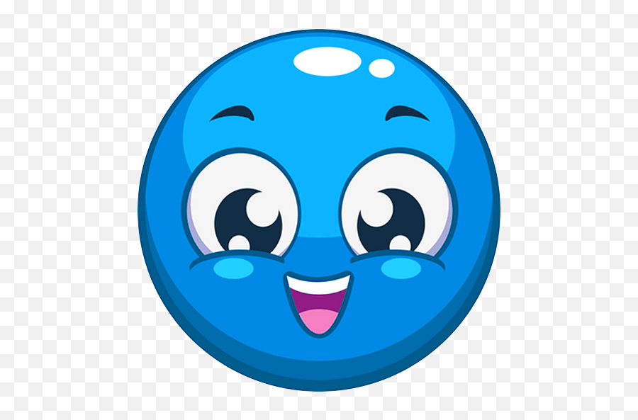 Fy Smiley Bleu Heureux - Émoticône Clipart Cartoon Smiley Heureux Bleu Emoji,Farting Emojis