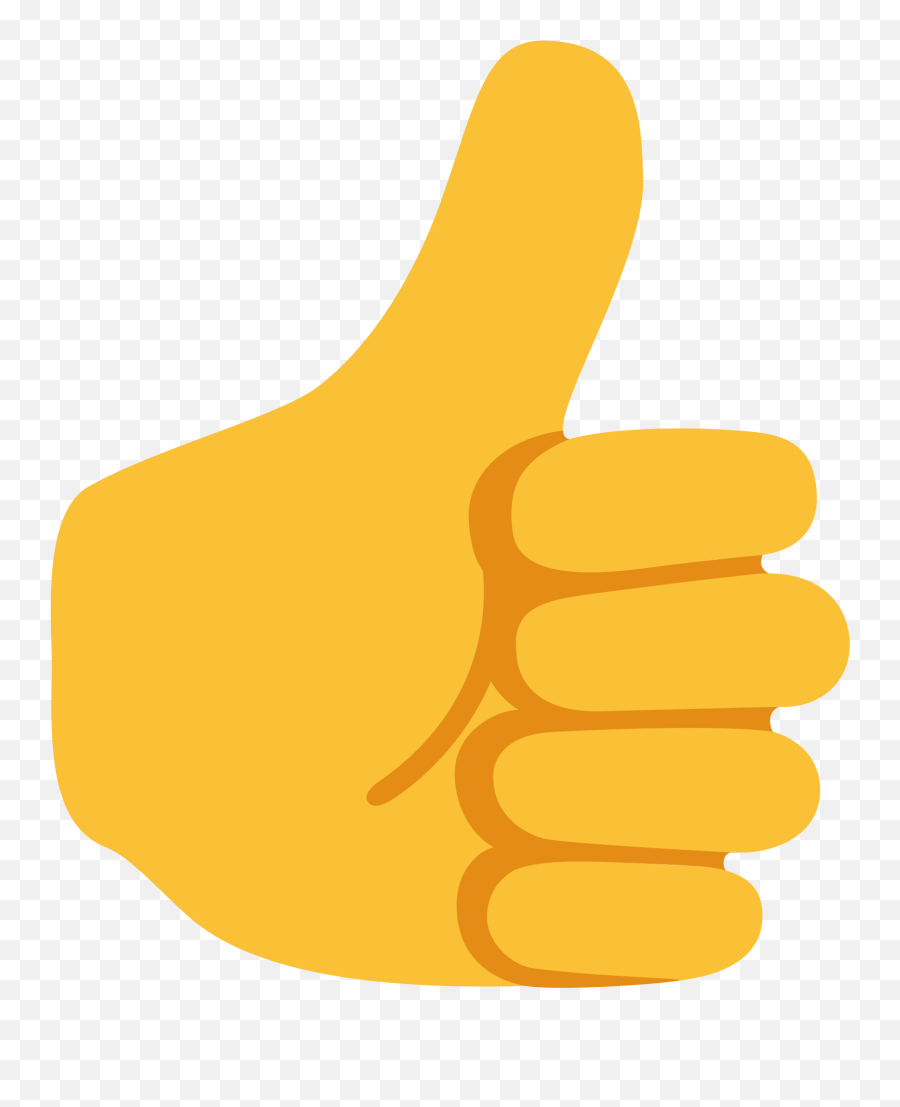 Download Hd Google Thumbs Up Emoji Transparent Png Image - Transparent Thumbs Up Emoji,Emoji Transparent