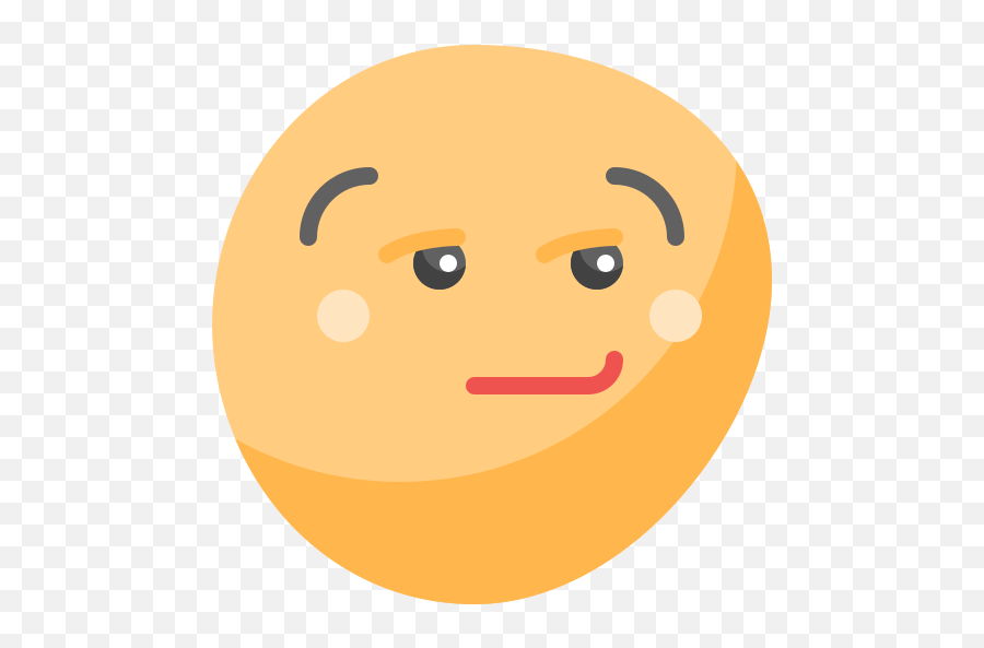 Smirking - Happy Emoji,Knitting Emoticons