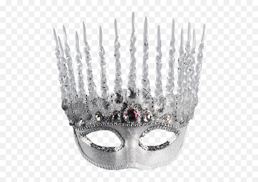 Glacial Queen Masquerade Mask - Fm78911 By Medieval Medieval Masquerade Masks Emoji,Masked Emotions