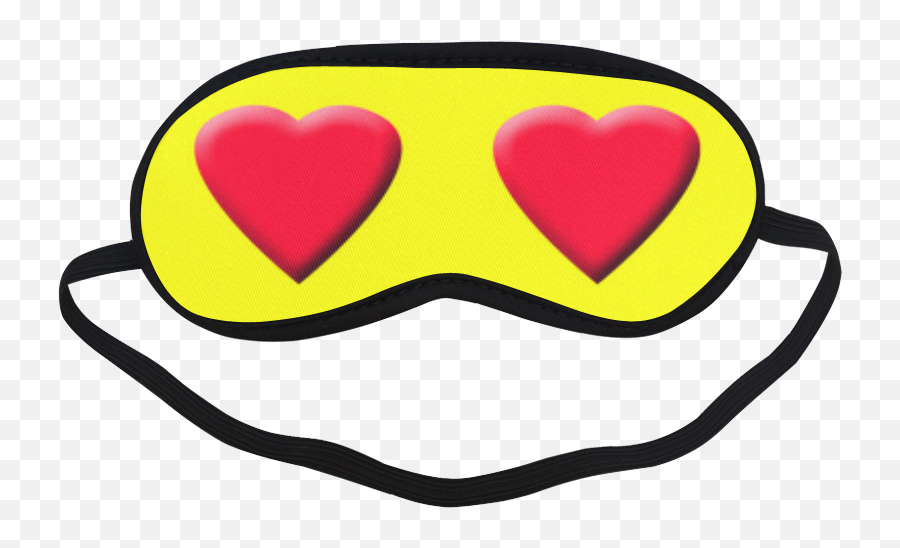 Download Hd Blindfold Transparent Emoji - Transparent Sleeping Mask Cartoon,Royals Emoji