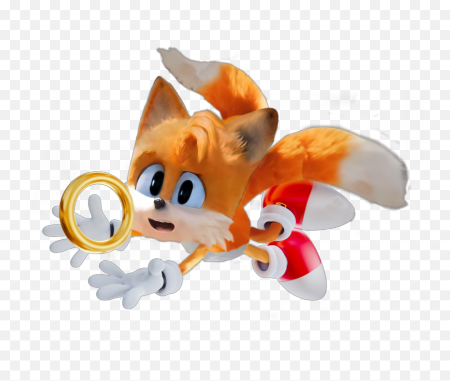 Sonicmovie Tails Sticker - Fictional Character Emoji,Tails Emoji