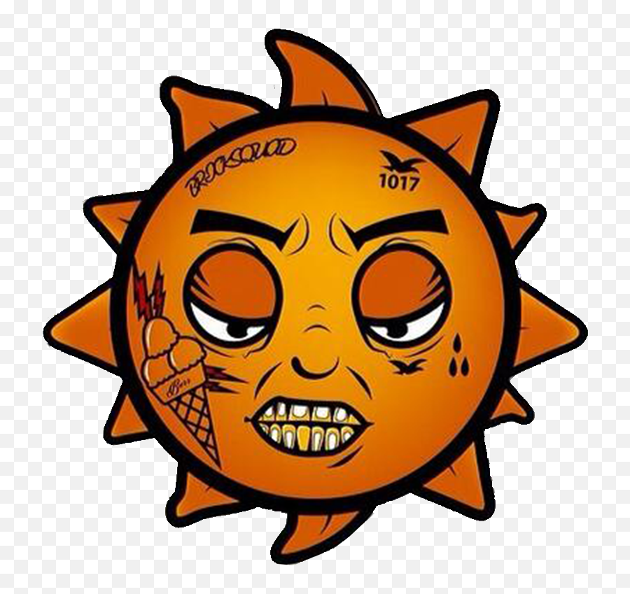 Gucci Mane - Glo Gang Emojis Faces 1000x1000 Png Clipart Glo Gang Logo,Emojis Faces