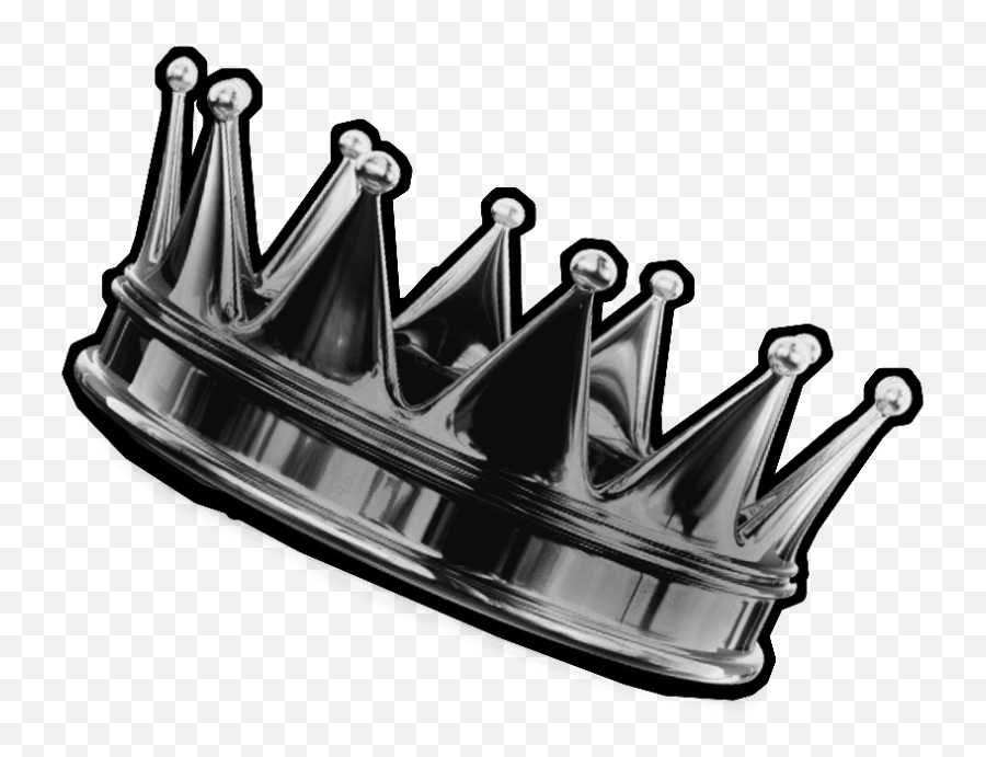 Crown Tiara King Queen Sticker By Emoji,Black King Crown Emoji