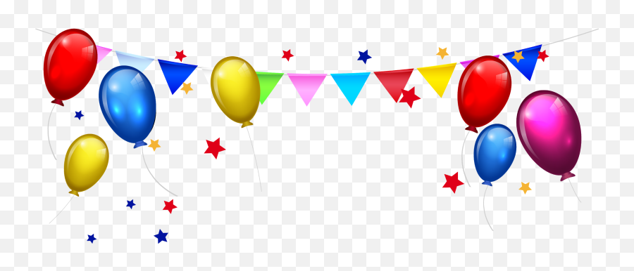 Pin On Happy Birthday Transparent Png Image U0026 Clipart - Transparent Birthday Background Png Emoji,Party Streamers Emoji