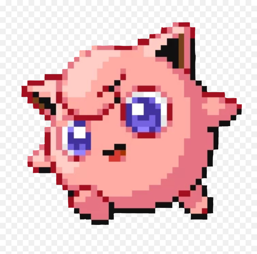 Jigglypuff Sticker - Jigglypuff Cross Stitch Pattern Emoji,Jigglypuff Emoji