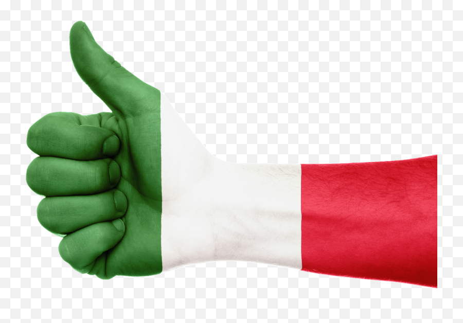 Italian Flag Thumbs Up Transparent Png - Italian Flag Png Emoji,Italian Flag Emoji