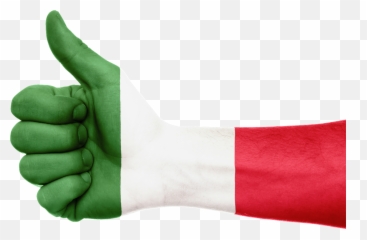 Italian Flag Thumbs Up Transparent Png - Italian Flag Png Emoji,Italian Flag Emoji