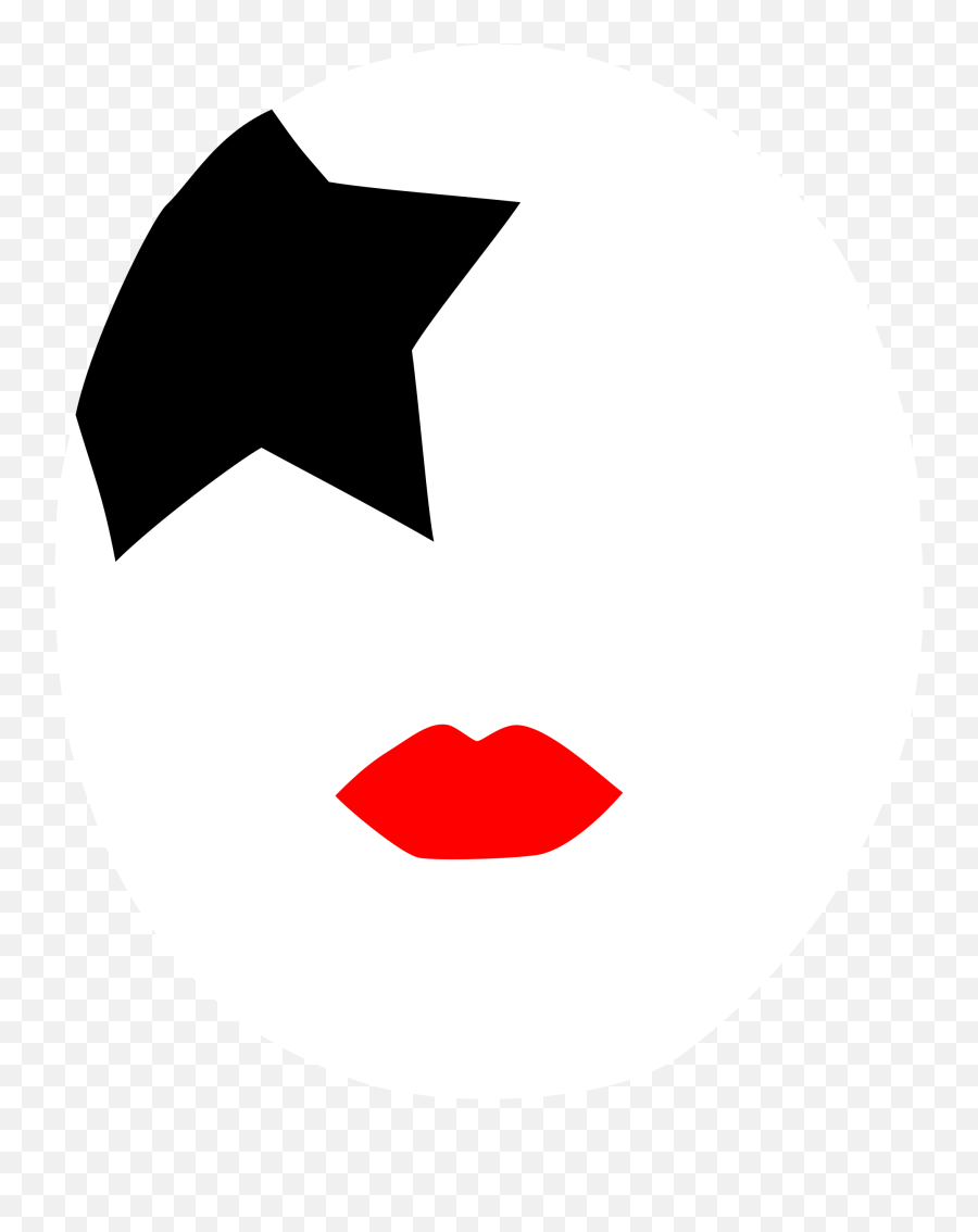 Kiss Makeup Template Printable - Paul Stanley Makeup Template Emoji,Emoji Stencils Printable
