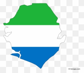 Sierra Leone Flag Icon - Sierra Leone Map Outline Emoji,Serbian Flag Emoji