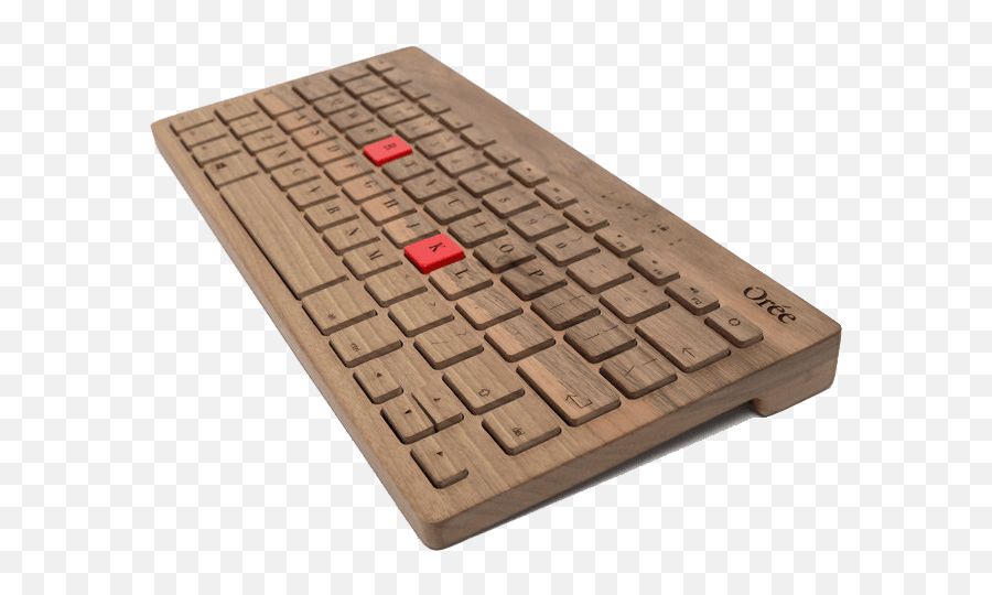 Artisans Of Emotional Technology - Wood Bluetooth Keyboard Emoji,Emotions No Teclado