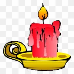 Cliparts Red Candle Clipart - Red Candle Drawing Emoji,Christmas Candle Emojis
