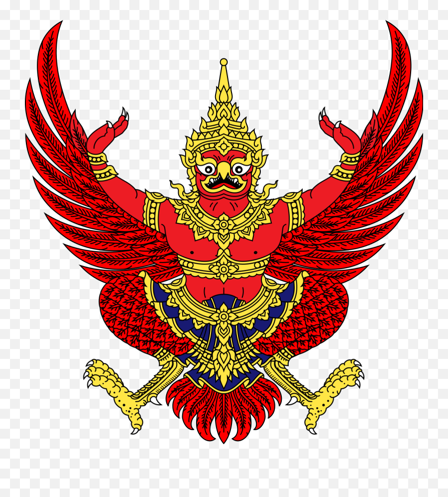 Chart Symbol - National Emblem Of Thailand Emoji,Thai Flag Emoji