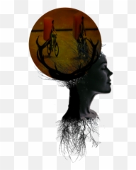 Rdr1 Moon Lady Sticker - Hair Design Emoji,Disc Golf Emoji