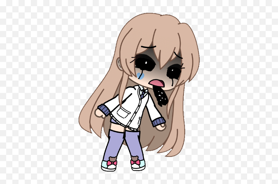 Vomit Puke Vomiting Sad Sticker By Y E N N I - Sad Gacha Life Edits Emoji,Emoji Vomiting Cartoon