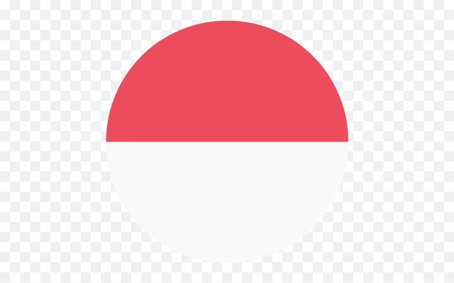 Flag Of Indonesia - Indonesia Flag Circle Vector Emoji,Native American Flag Emoji