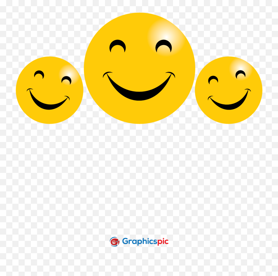 Yellow Smiling Emoticons Set - Free Vector Graphics Pic Happy Emoji,Yoga Emoticon