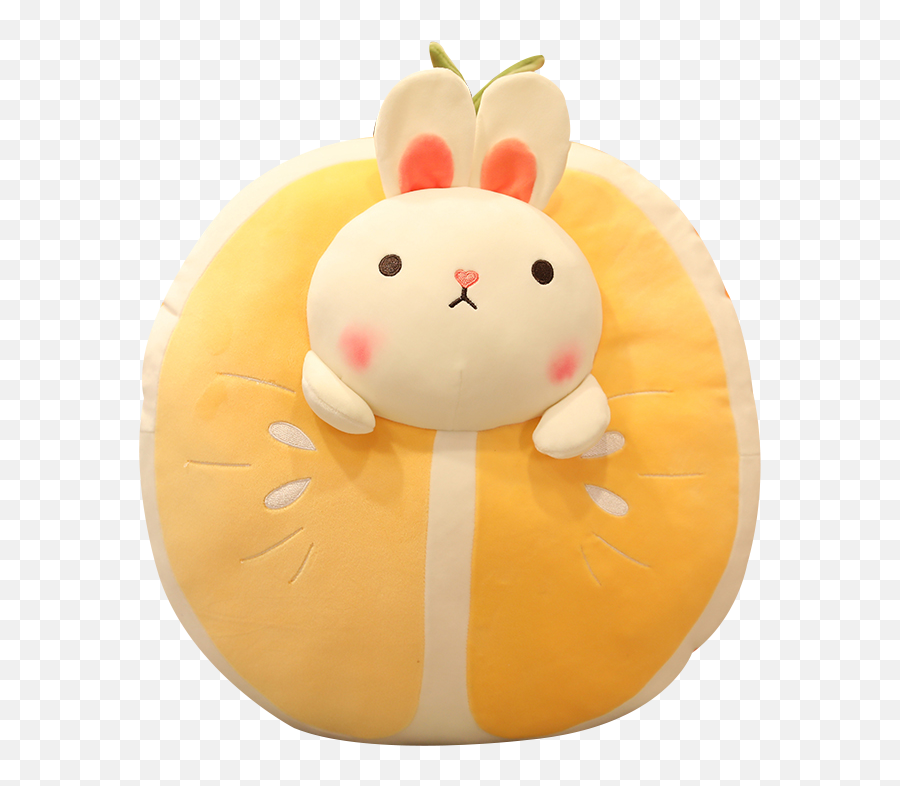 Pink Pig Durian Pillow Orange Doll Fruit Plush Toy Accompany Sleeping Doll Ragdoll Waist Pillow Pillow Gift - Soft Emoji,2ft Emoticon Plush