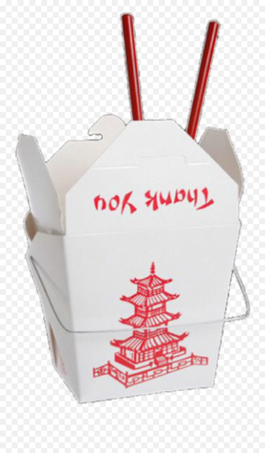 Aesthetic Food Tumblr Chinesefood Sticker By Amanjot - Chinese Take Out Box Emoji,Chinese Food Emoji