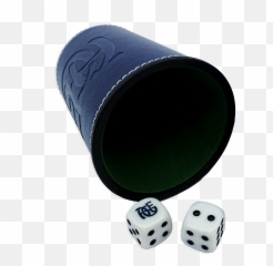 Dice Cup With 12 Dies With Logo - Solid Emoji,Emotion Dice Game