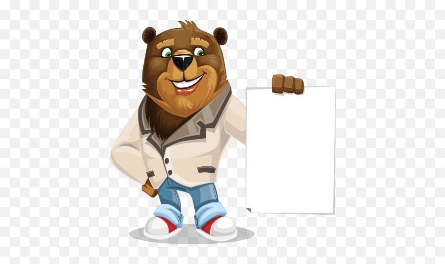 Vector Cartoon Characters Graphicmama - Beary Good Emoji,Funny Cartoon Nurses Emojis