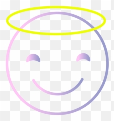 Ladybird - Faccia Emoji,Emoticon Of A Angel With A Tipped Halo