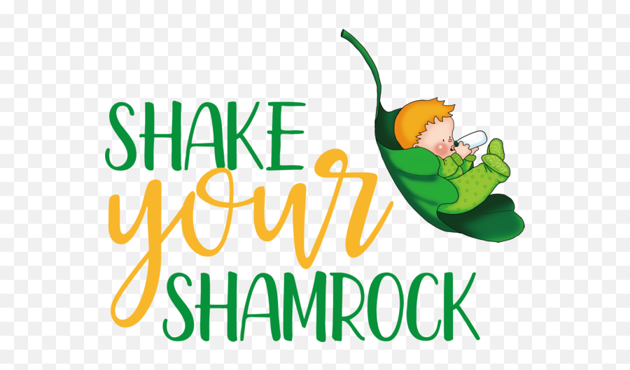 Logo Vegetable Smile For Shamrock - Language Emoji,St Patrick Emoticon