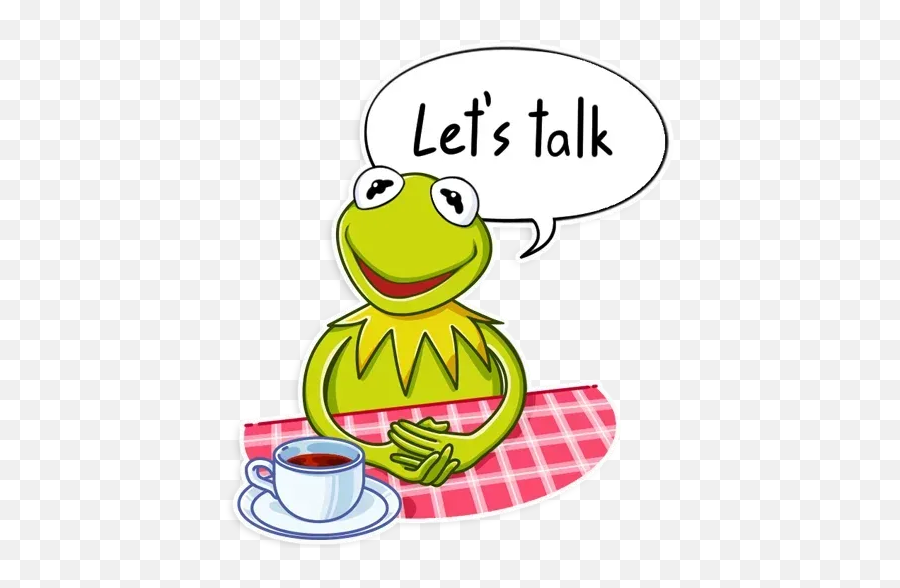 Kermit The Frog Whatsapp Stickers - Stickers Cloud Saddle Lake Cree Nation Emoji,Frog And Coffee Emoji
