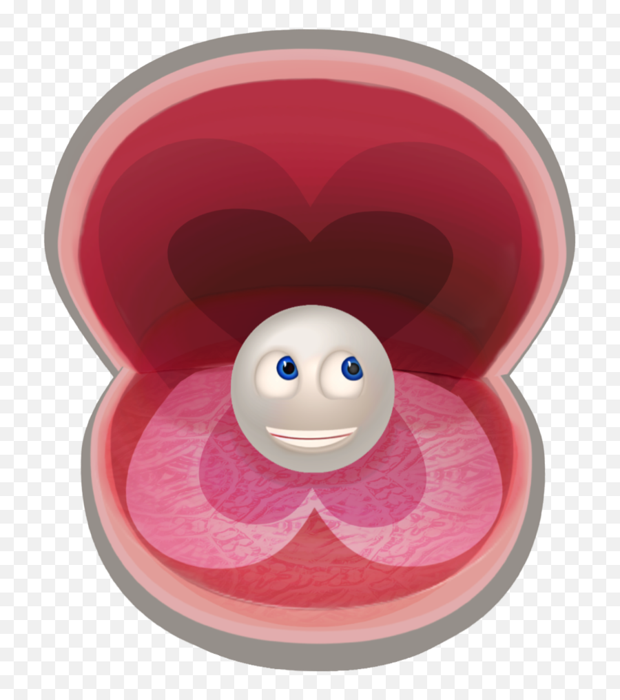 Pearl Clam Emoji Smiley Ninagarman - Girly,Clam Emoticon