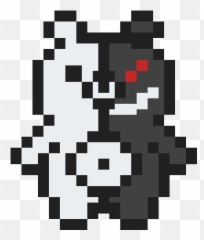 Danganronpa Icon In Color Style - Monokuma Pixel Emoji,Emojis That Represent Monokuma