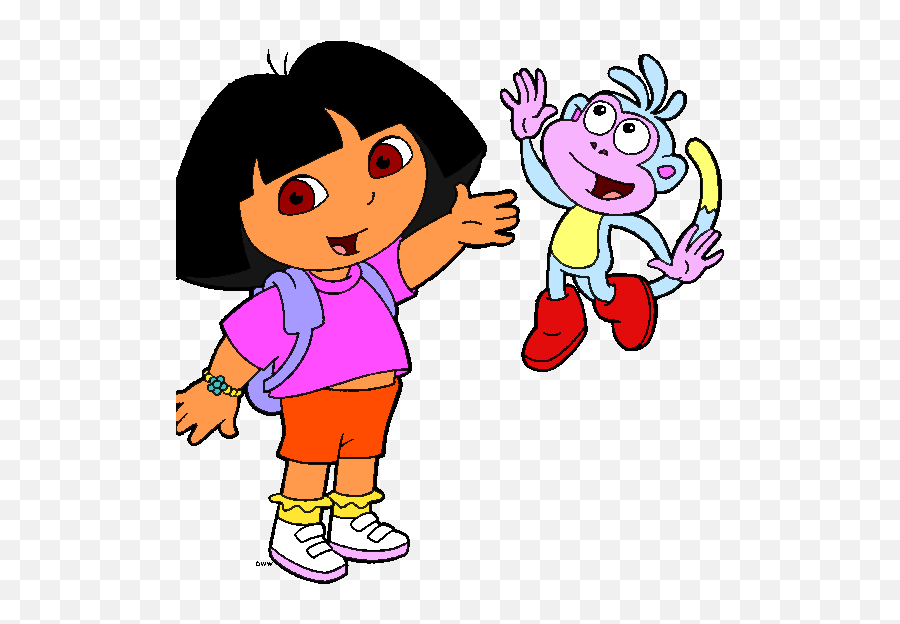 Dora The Explorer Clipart - Dora Clip Art Emoji,