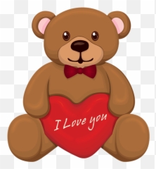 Day Teddy Png Clipart Image - Clipart Cute Valentines Day Emoji,:bernin: Emoticon