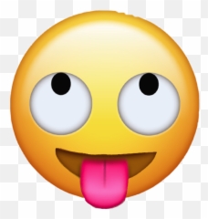 Rolling Eyes Toung Sticking Outside - Transparent Roll Eyes Emoji,Rolling Eyes Emoji