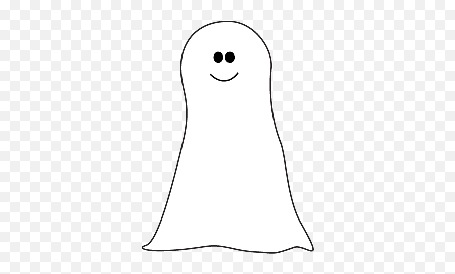 Download Hd Cute Ghost Clipart - Ghost Leg Clipart Black And Ghost Clipart My Cute Graphics Emoji,Cute Emoji Ghost