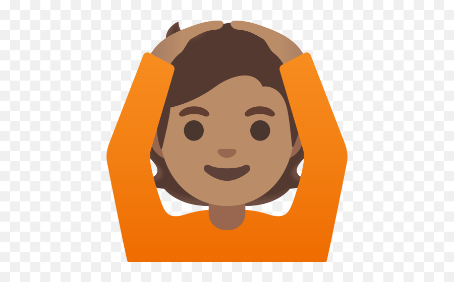 Person Gesturing Ok Medium Skin Tone Emoji - Download For Emoji,Medium Skin Tone Emoticon