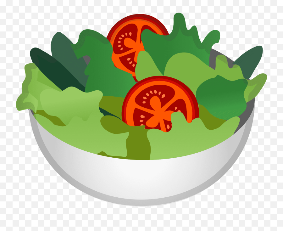 Green Salad Emoji - Salad Emoji,Lettuce Emoji