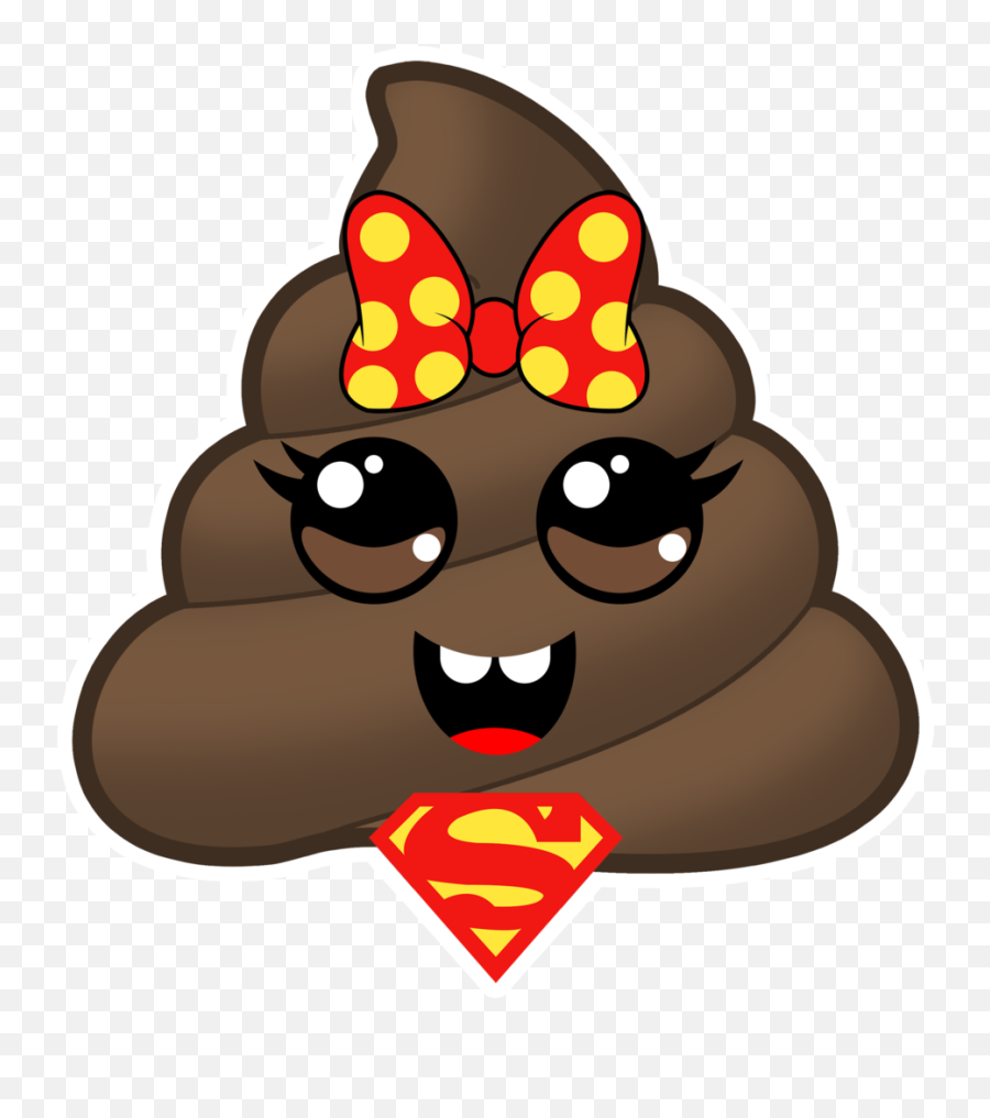 Super Poop Emoji - Super Poop Emoji,Superman Emoji