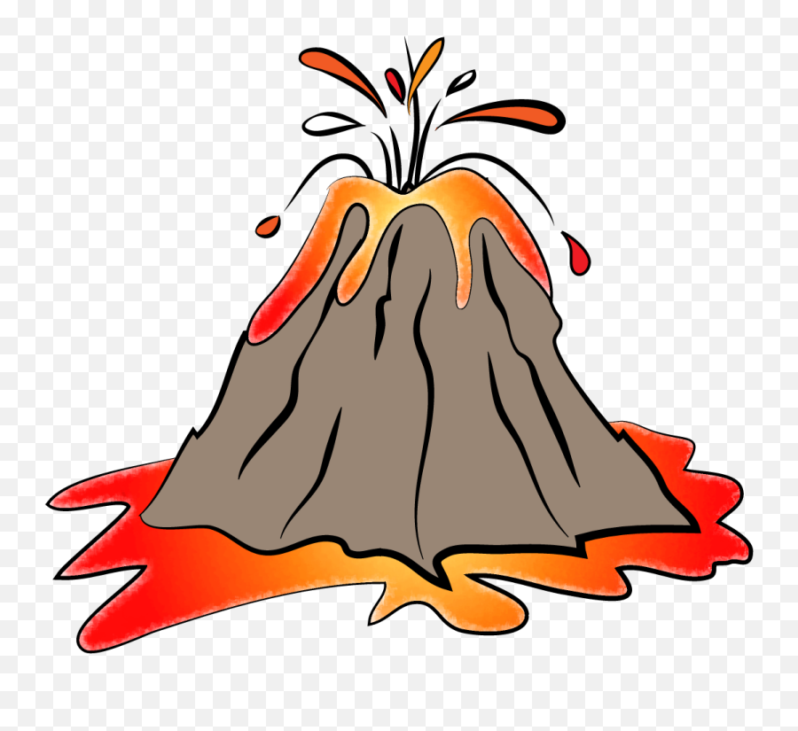 Transparent Background Volcano Clipart Emoji,Volcano Emoji