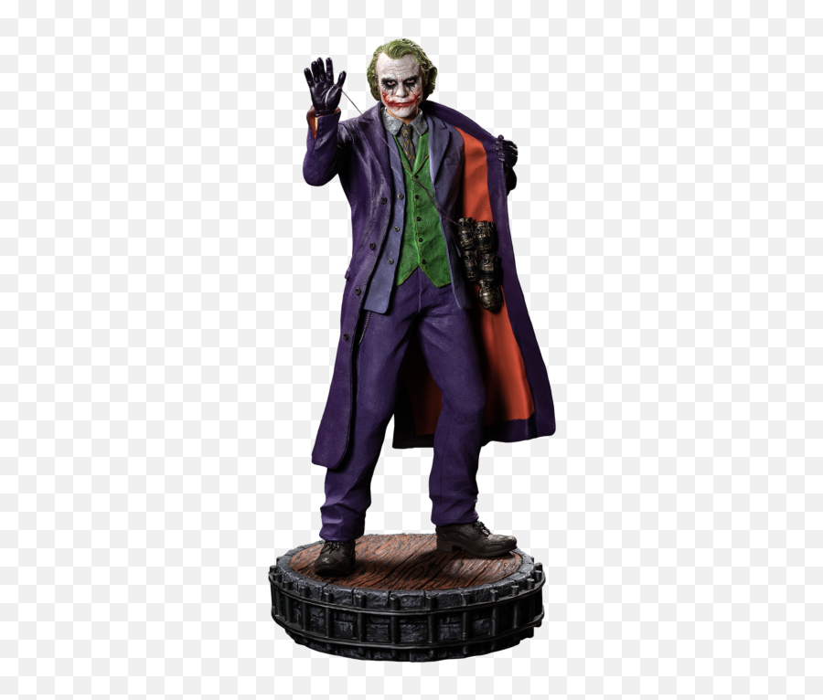 Batman The Dark Knight - The Joker 16th Scale Statue Emoji,Dark Knight Joker Emotions Knife