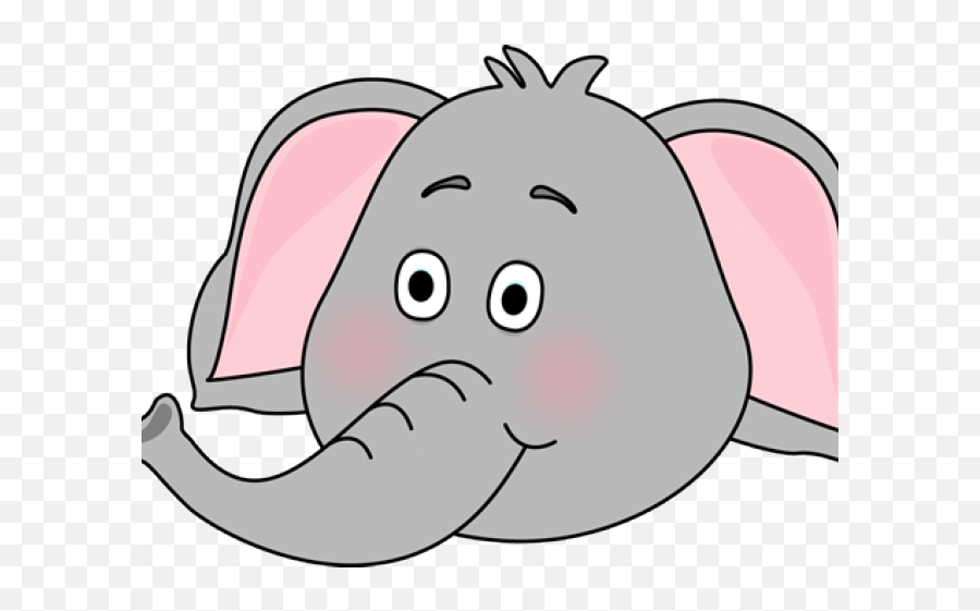 Face Clipart Baby Elephant - Elephant Clip Art Emoji,Elephant Emoticon