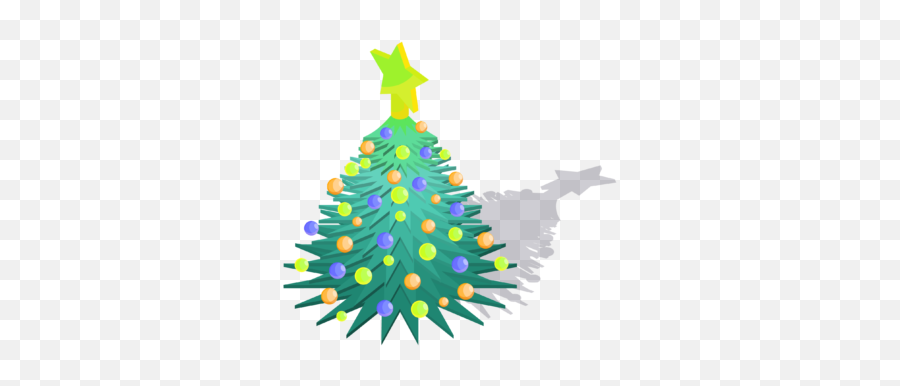 Christmas Illustration 3d Christmas Tree Graphic By Emoji,Bruning Christmas Tree Emoji
