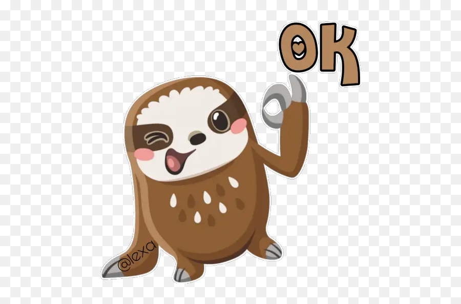 Sticker Maker - Cute Perezos Emoji,Sloth Emoji Png