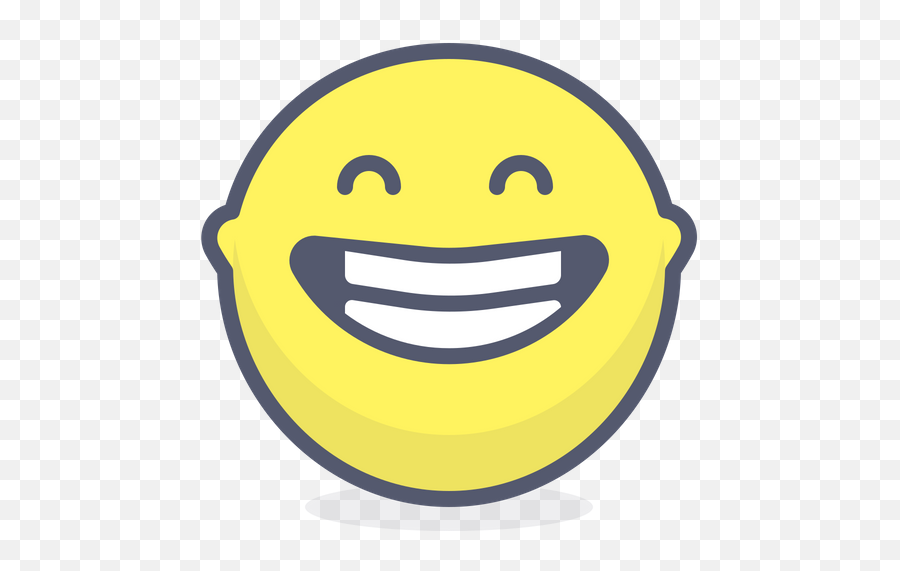 Laughing Emoji Icon Of Colored Outline - Happy,Laughing Devil Emoji