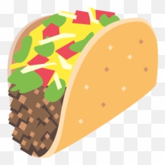 Taco Emoji High Definition Big Picture - Emoji Food Taco,Taco Emoji Hat